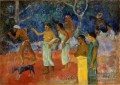 Szenen von Tahitian Leben Beitrag Impressionismus Primitivismus Paul Gauguin